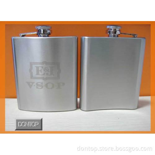 7oz Sanding Flask with Laser Logo (H0704B)